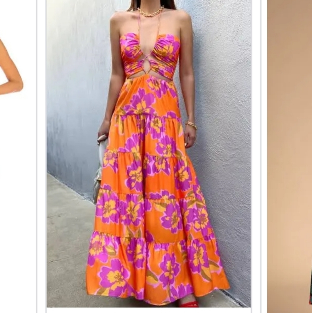 Runaway the Label maxi dress. Size medium. Would fit size 4-6.